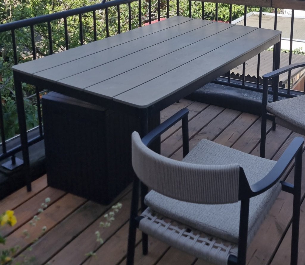 Tafel tuin buiten 150x92, Ophalen, Gebruikt, Rechthoekig, Kunststof