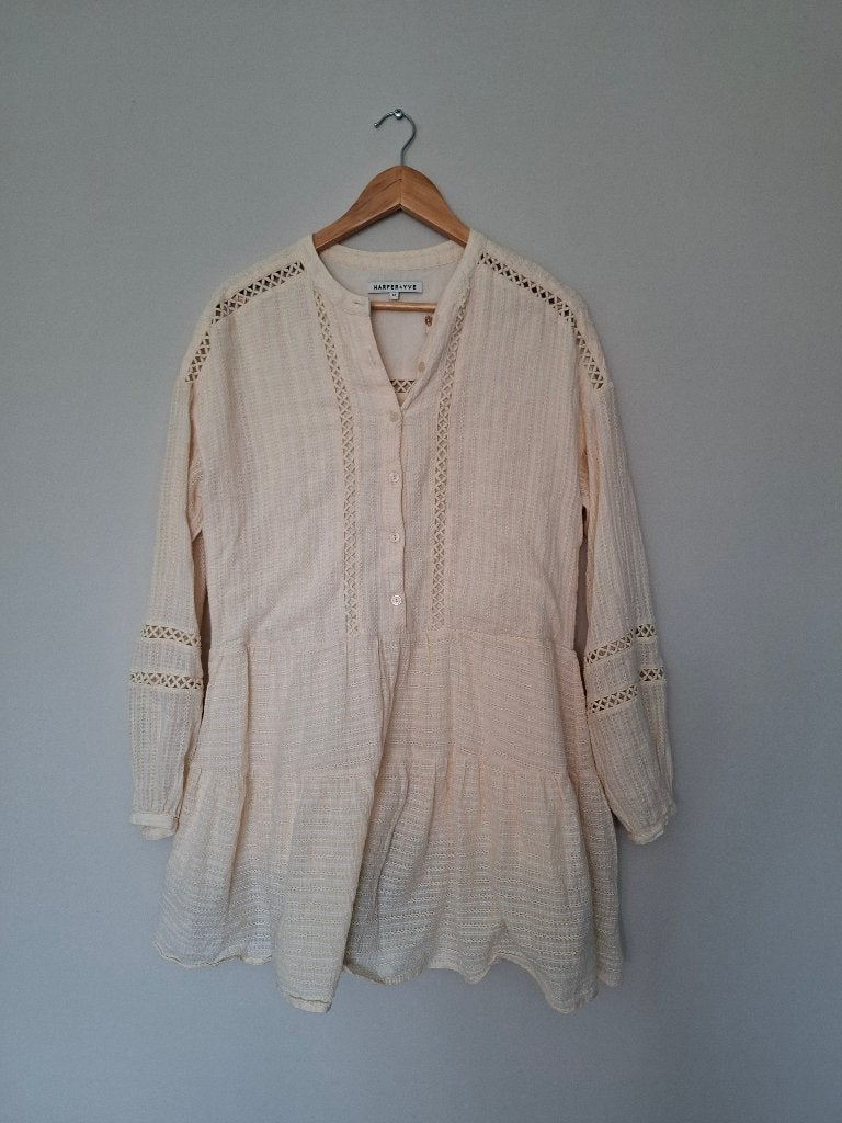 Jurkje Harper&Yve, Maat 38/40 (M), Beige, Ophalen of Verzenden, Harper & Yve