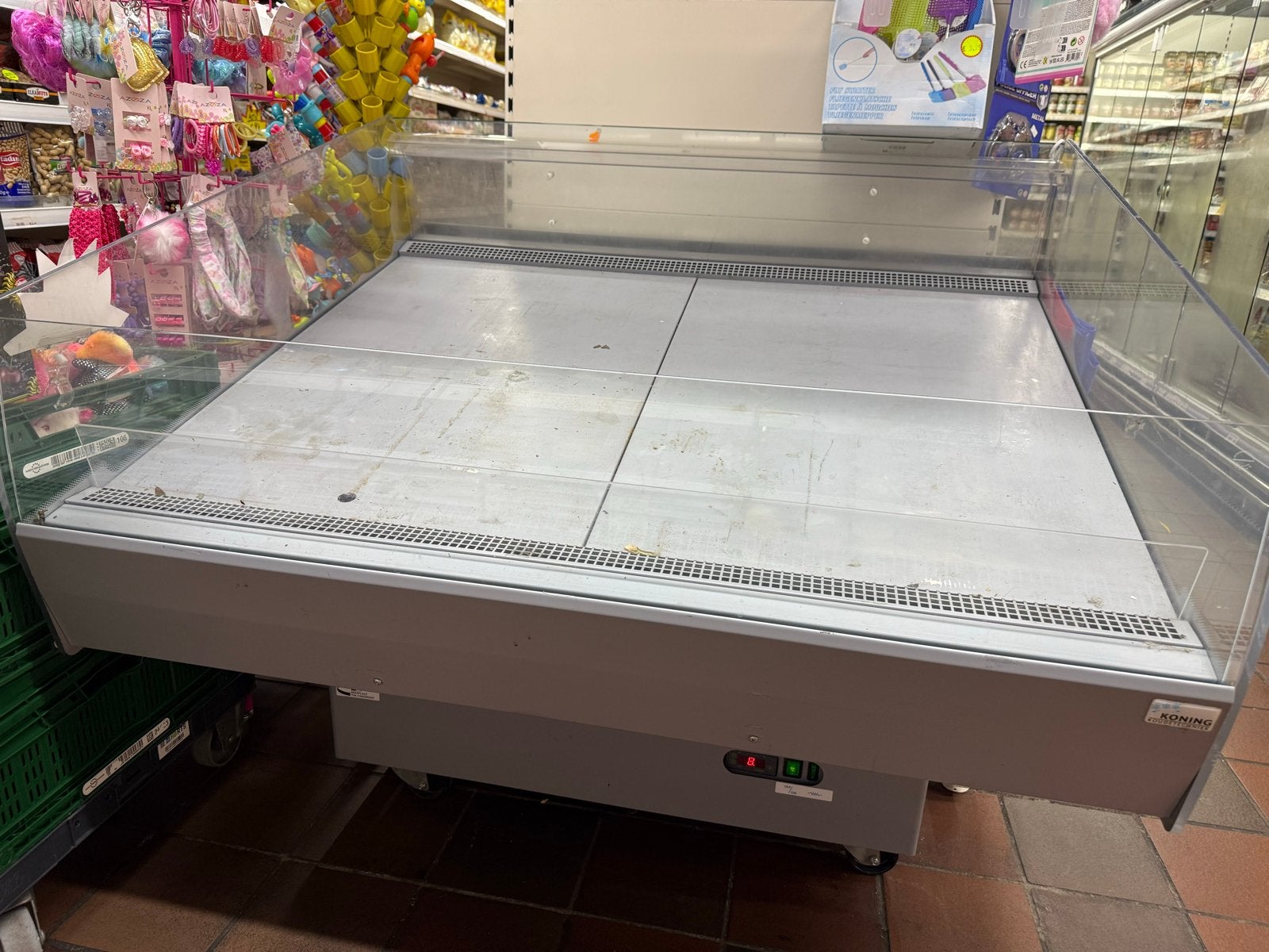 Koeling voor supermarkt of winkel, Ophalen