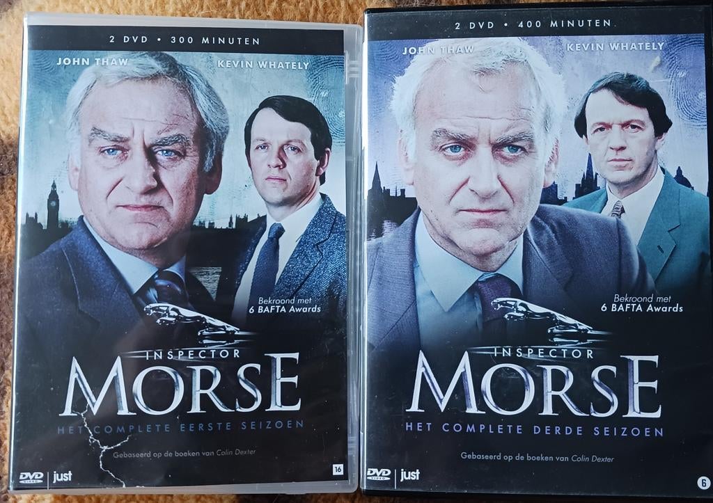 Inspector Morse Seizoen 1 & 3, Gebruikt, Vanaf 16 jaar, Boxset, Drama