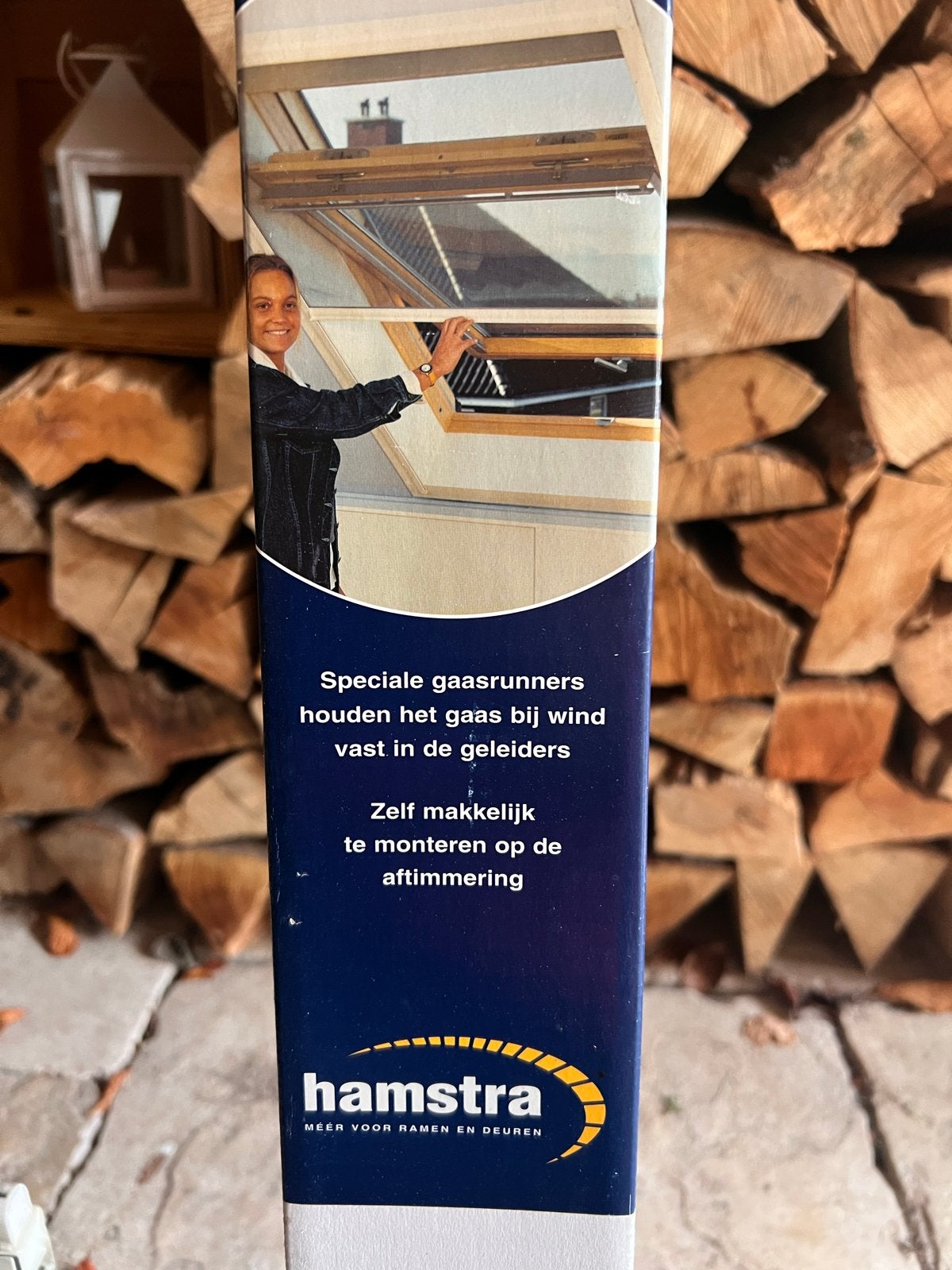 Nieuwe Hamstra Rolluik Dakraamrolhor Wit Type IV 795mm, Minder dan 80 cm, Overige typen, Minder dan 200 cm, Nieuw
