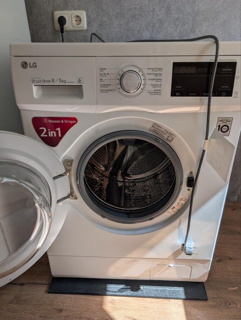 LG Was-droogcombinatie 8/5kg - Werkt perfect!, Witgoed en Apparatuur, Was-droogcombinaties, Ophalen