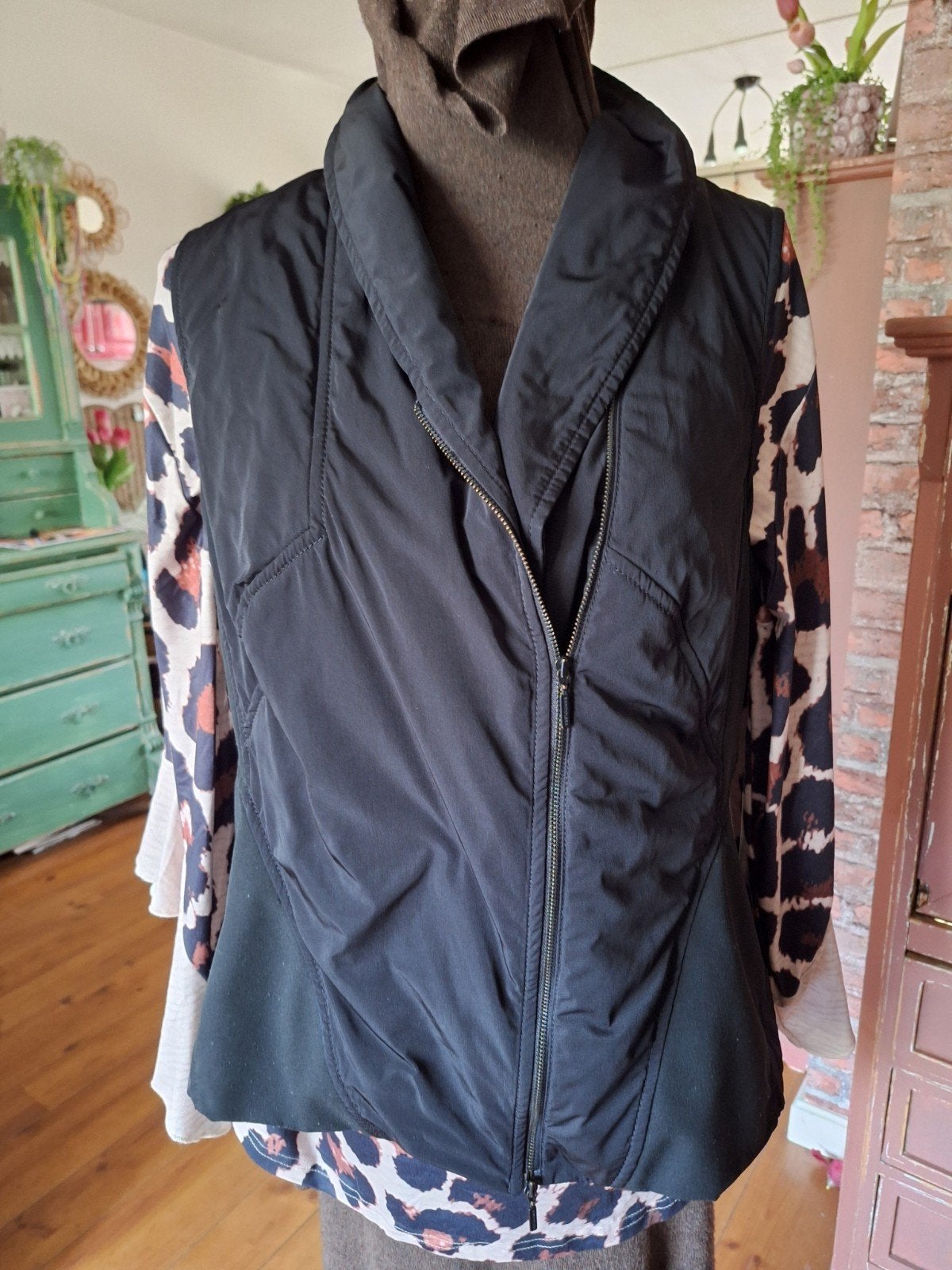 Bodywarmer maat 42 m, Ophalen of Verzenden, Gedragen, Maat 42/44 (L), Zwart