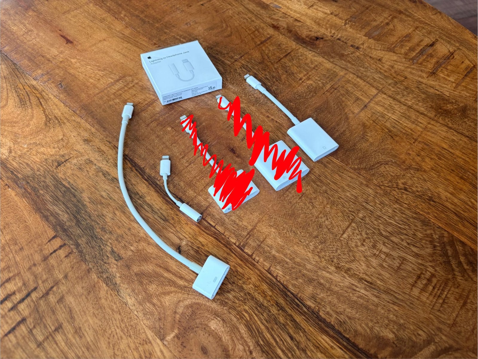 Diverse officiële Apple Lightning adapters (3 stuks), Ophalen of Verzenden, Zo goed als nieuw, Snoer of kabel
