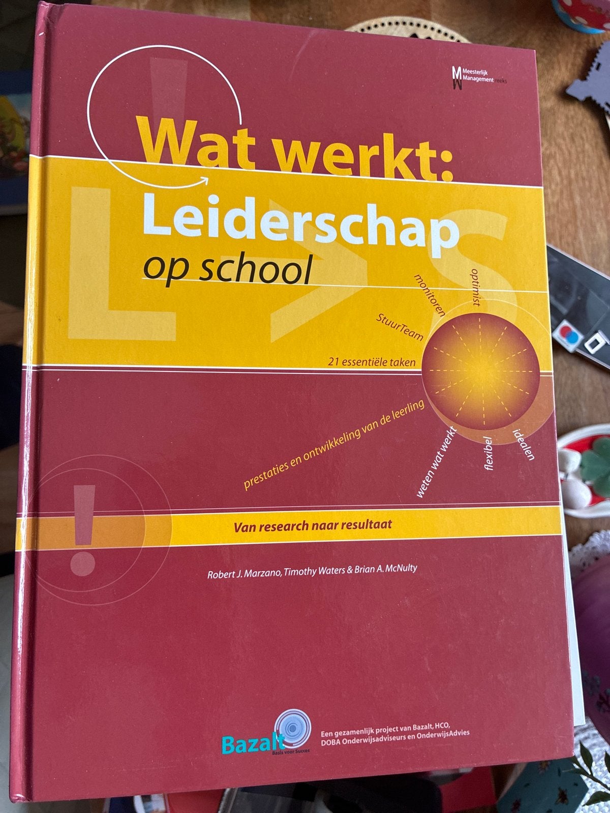Wat werkt: Leiderschap op school - Marzano, Waters, McNulty, Boeken, Ophalen of Verzenden, Gamma, Zo goed als nieuw, HBO