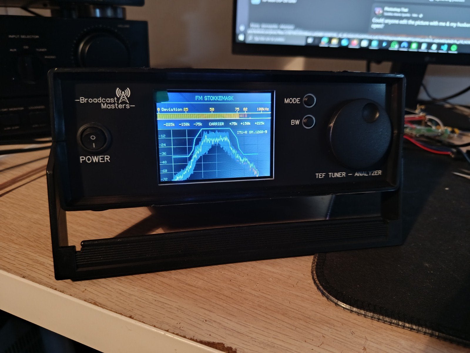 TEF tuner met MPX analyzer, Ophalen of Verzenden, Zo goed als nieuw