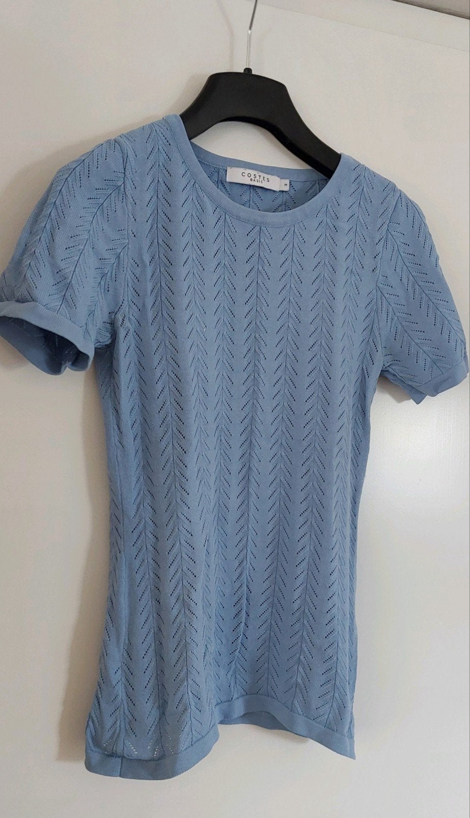 Blauw costes shirt maat M, Ophalen of Verzenden, Blauw, Korte mouw