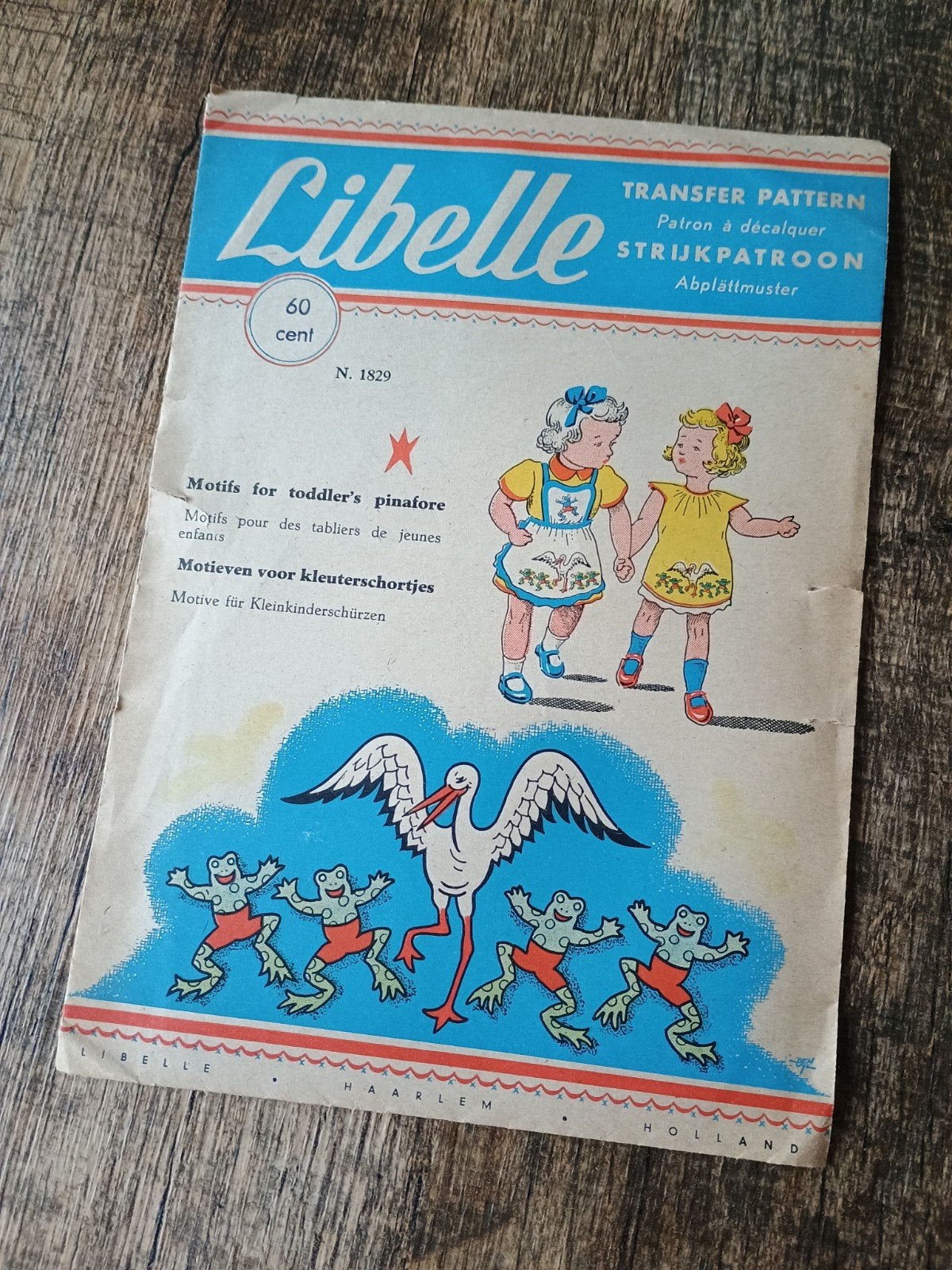 Oude Libelle strijkpatronen ( nr.1), Ophalen of Verzenden