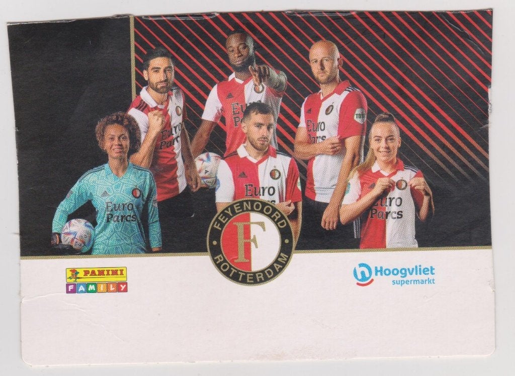 Panini stickers Feyenoord Droomalbum 2022-2023, compl + los, Verzenden, Zo goed als nieuw, Buitenlandse clubs, Poster, Plaatje of Sticker