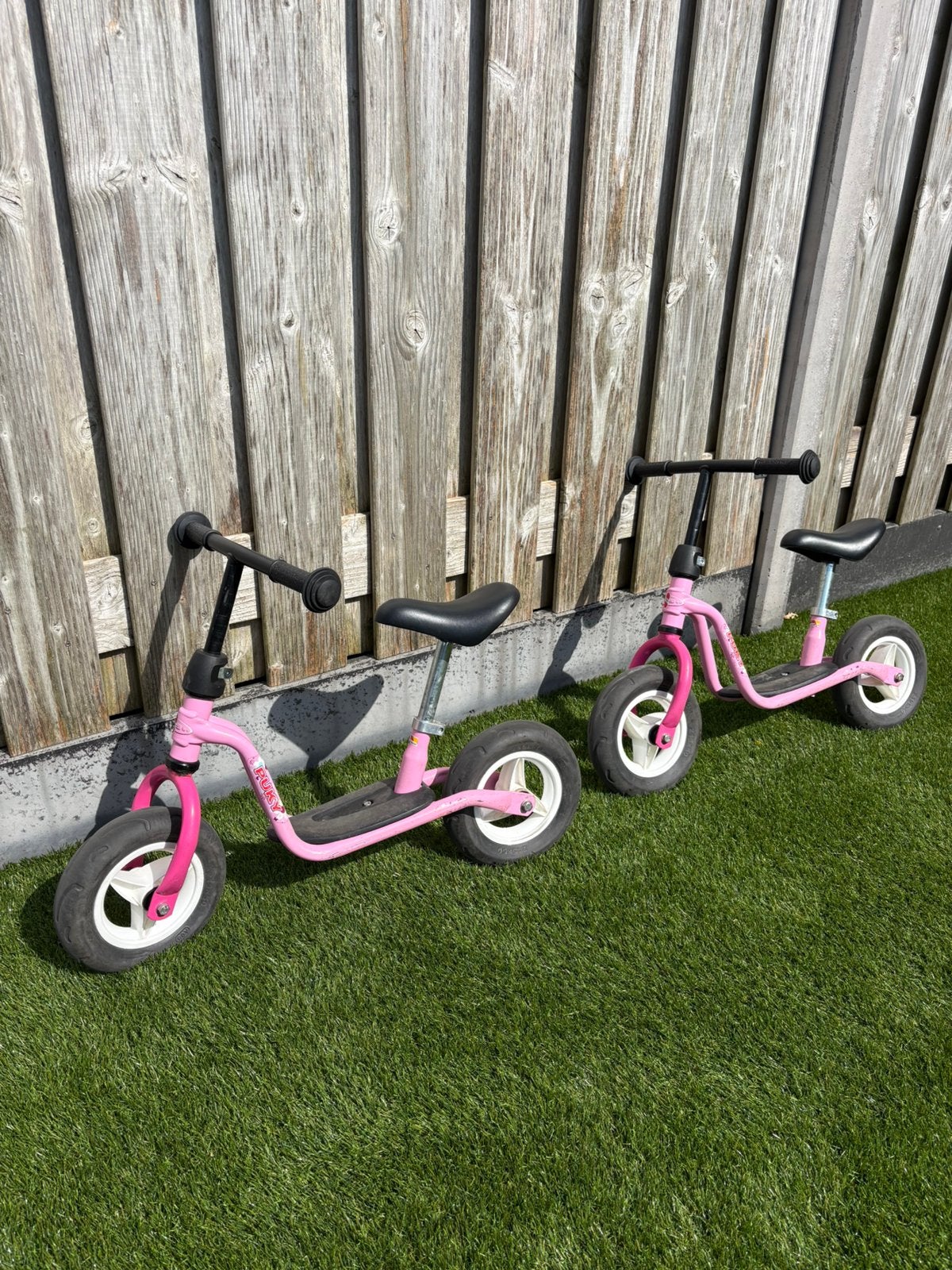 Puky loopfiets roze 2 stuks, Ophalen, Gebruikt, Minder dan 16 inch