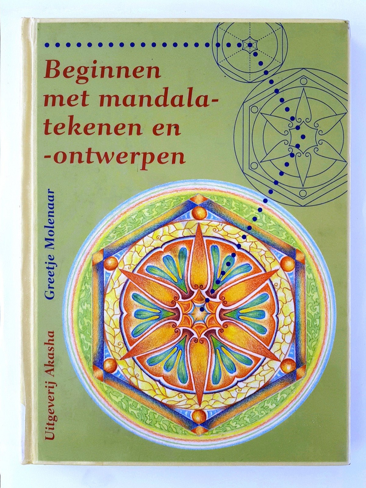 Mandala Tekenen Ontwerpen - Greetje Molenaar - boek, Boeken, Verzenden, Zo goed als nieuw, Tekenen en Schilderen