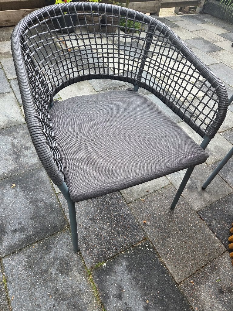 Tuinstoelen., Tuin en Terras, Tuinstoelen, Ophalen, Zo goed als nieuw, Wicker, Stapelbaar