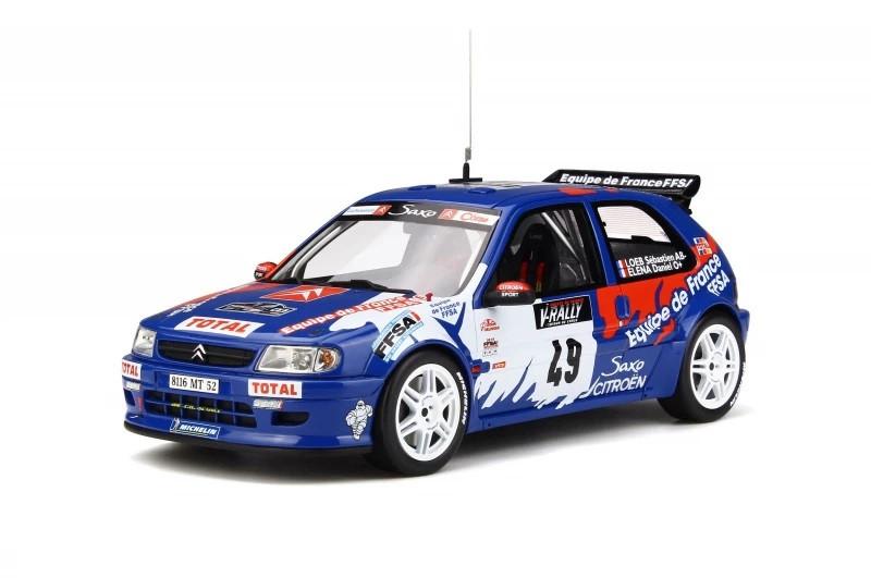 Citroën Saxo Kit Car Tour de Corse 1:18 Otto Models OT596, Ophalen of Verzenden, Nieuw, Auto, OttOMobile
