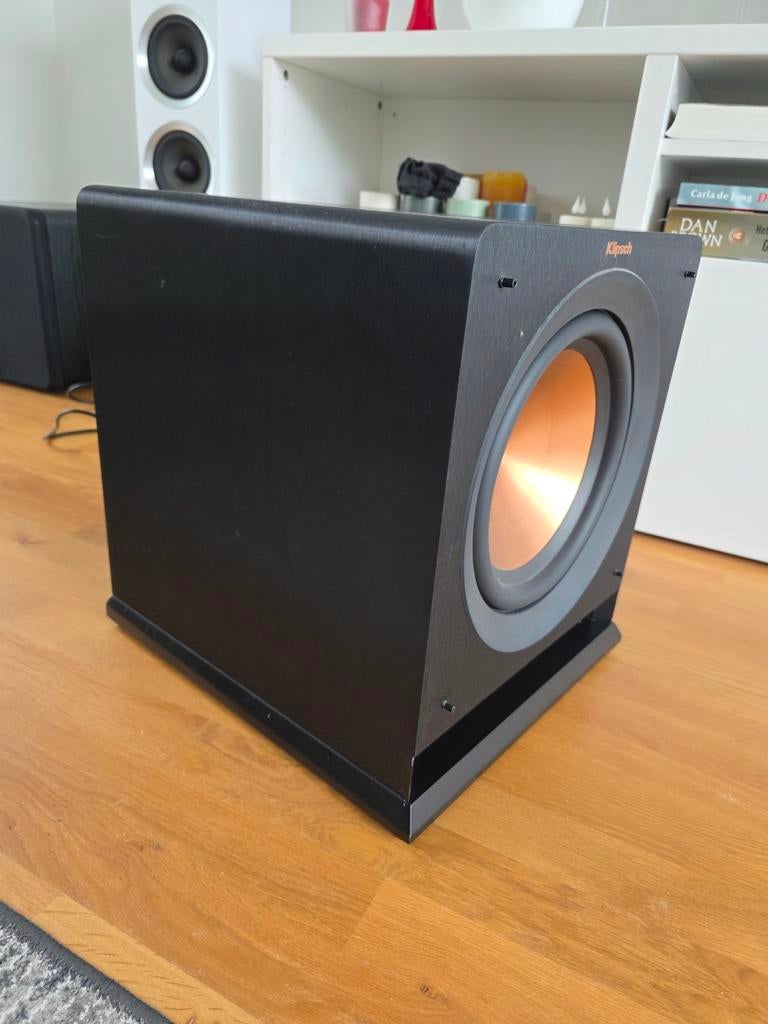 Klipsch R-110SW Subwoofer - Krachtige Baservaring, Audio, Tv en Foto, Luidsprekers, Gebruikt, Subwoofer, 120 watt of meer, Ophalen