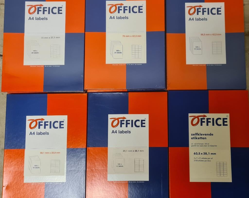 Zelfklevende etiketten / labels, Ophalen of Verzenden, Nieuw