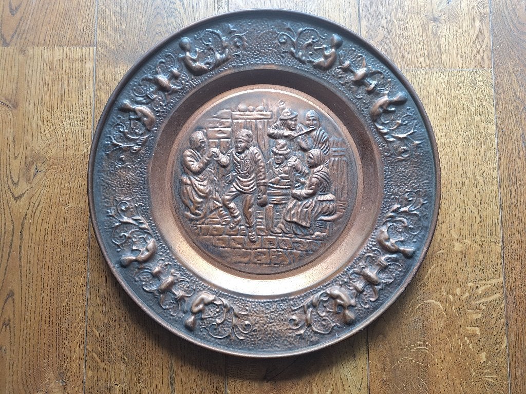 Wandbord koper, Ophalen of Verzenden, Koper