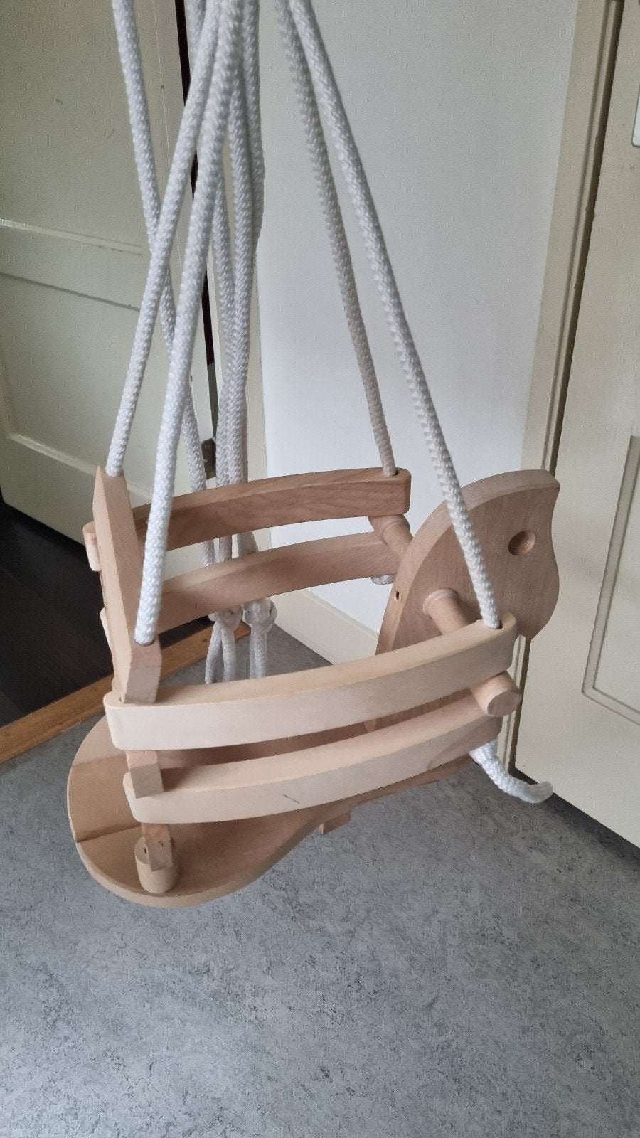 Houten babyschommel - Zo goed als nieuw, Ophalen, Zo goed als nieuw, Schommel