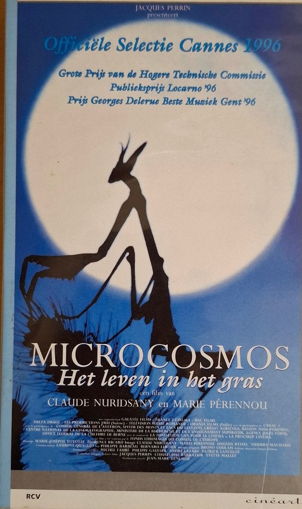 Microcosmos - VHS - RCV, Cd's en Dvd's, Nederlands ondertiteld, Engels, Documentaire, Alle leeftijden