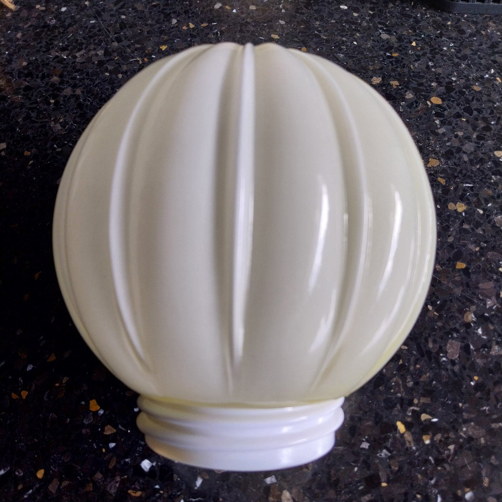 thabur art deco plafond lamp beige retro, Ophalen of Verzenden
