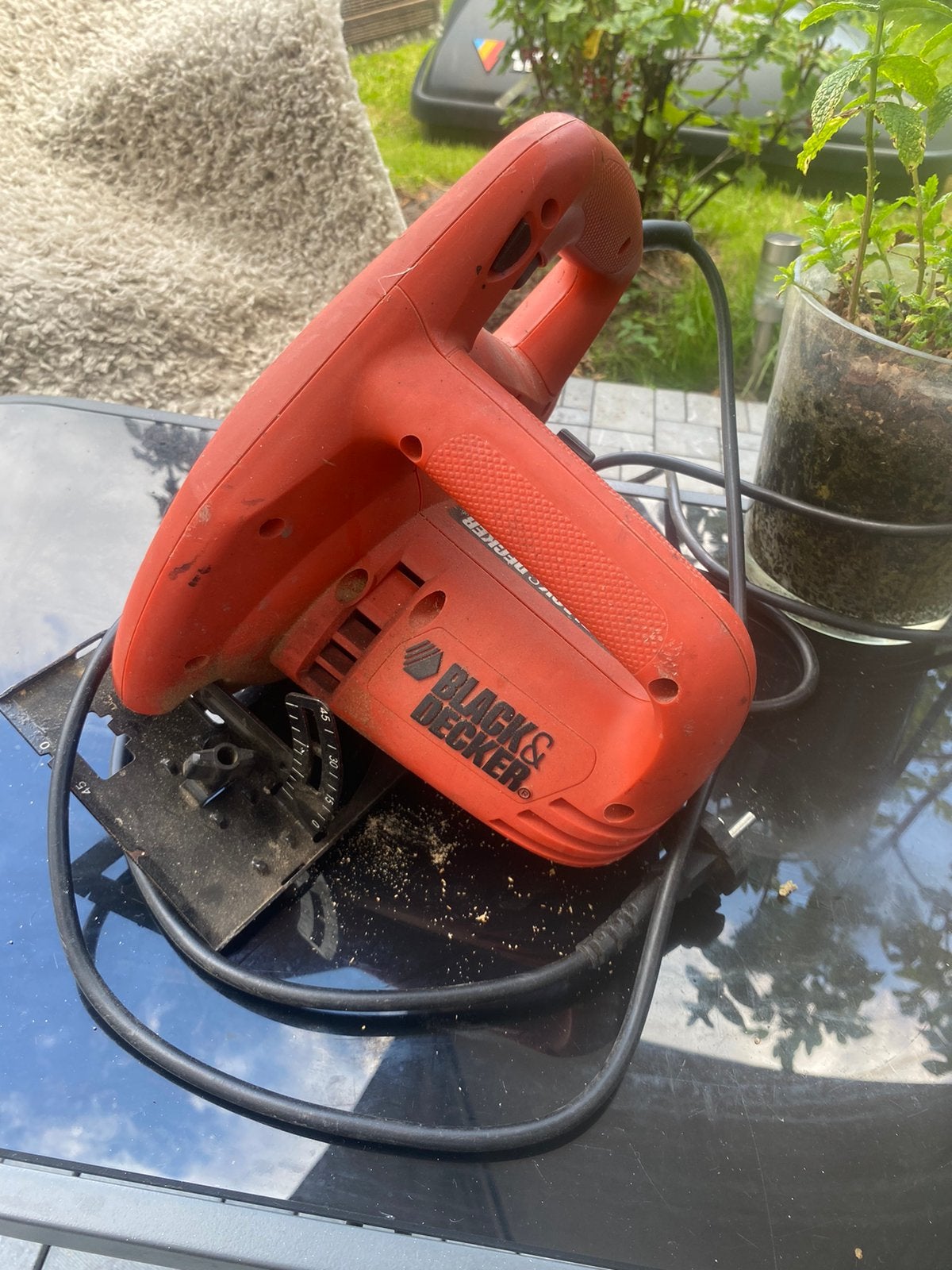 Cirkelzaag blacken decker, Cirkelzaag, Ophalen of Verzenden, Zo goed als nieuw, 30 tot 70 mm