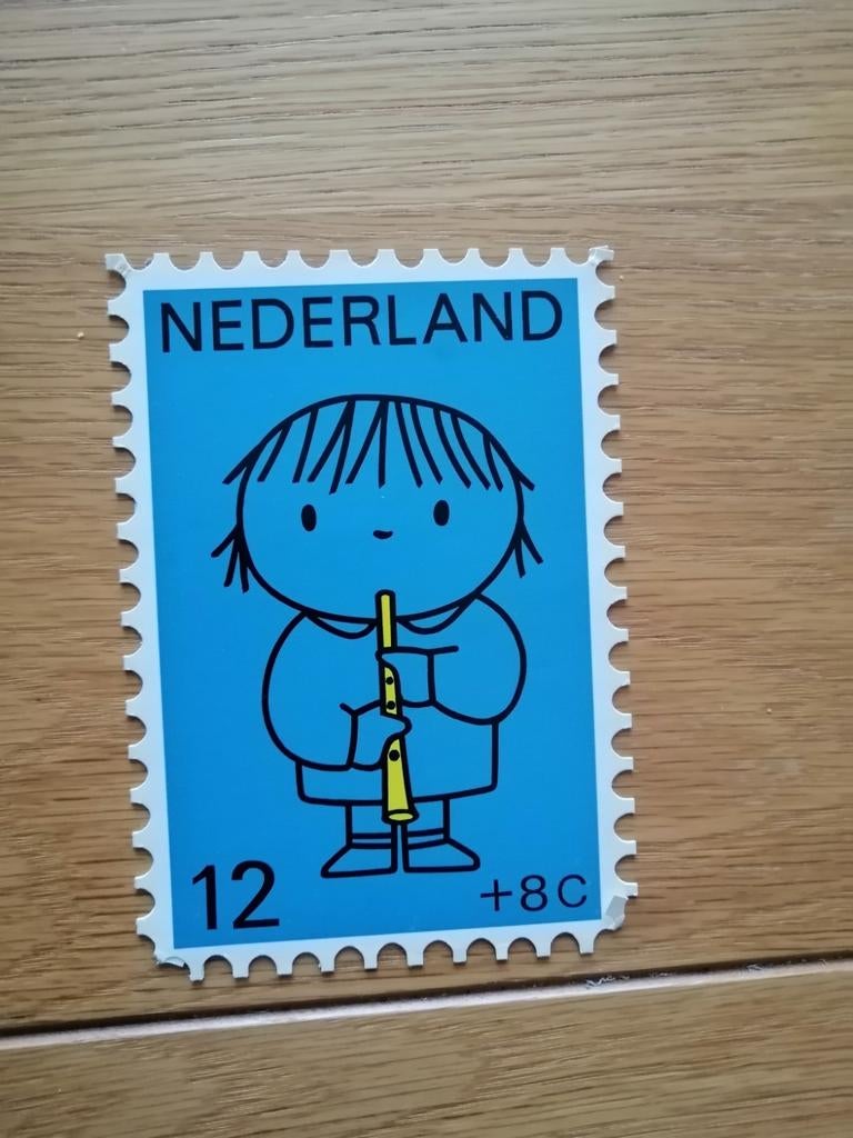 1 Mooie bedank kaart Kinderpostzegels uit 1969, Verzenden, Nederland