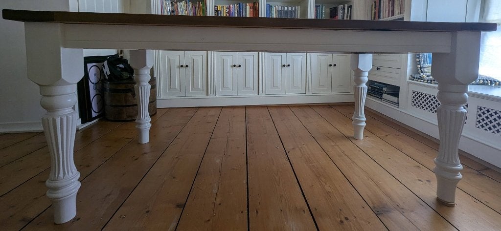Houten eettafel, Huis en Inrichting, Tafels | Eettafels, Ophalen, 50 tot 100 cm, Vijf personen of meer, 150 tot 200 cm