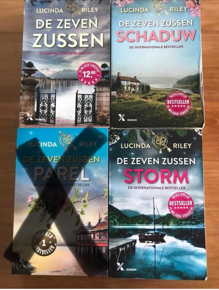 Lucinda Riley - De zeven zussen (6,00 p/deel) PAREL Verkocht, Ophalen of Verzenden, Zo goed als nieuw, Lucinda Riley
