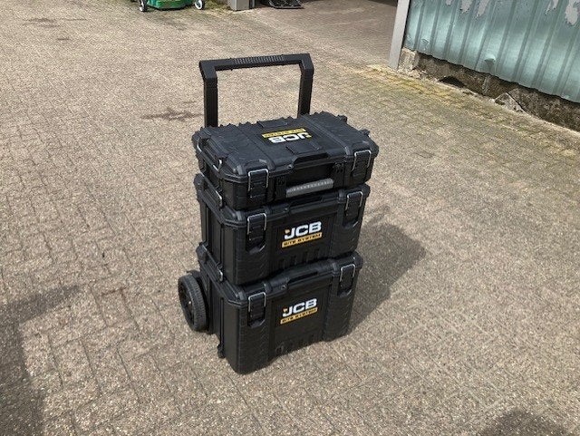 Complete professionele 18V JCB gereedschapsset €575, Ophalen, Nieuw, Boor- en Schroefmachine