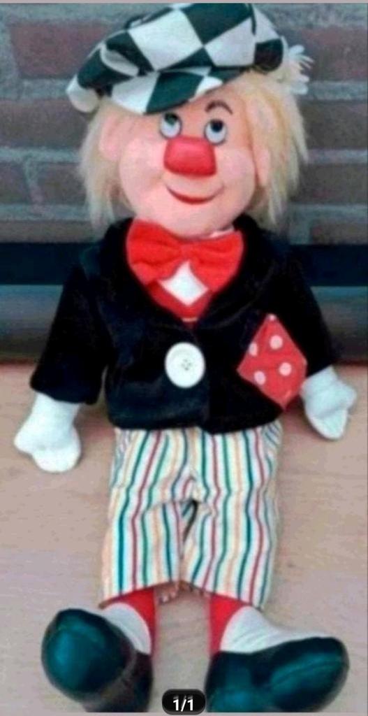 Vintage clown Oleg Popov 55cm, Ophalen, Gebruikt, Pop