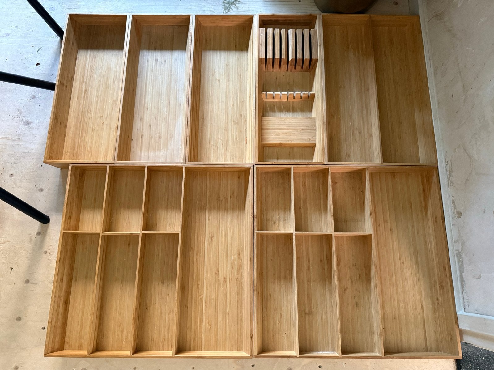 IKEA UPPDARE bestekbakken van bamboe, Hout, IKEA, Ophalen, Beige
