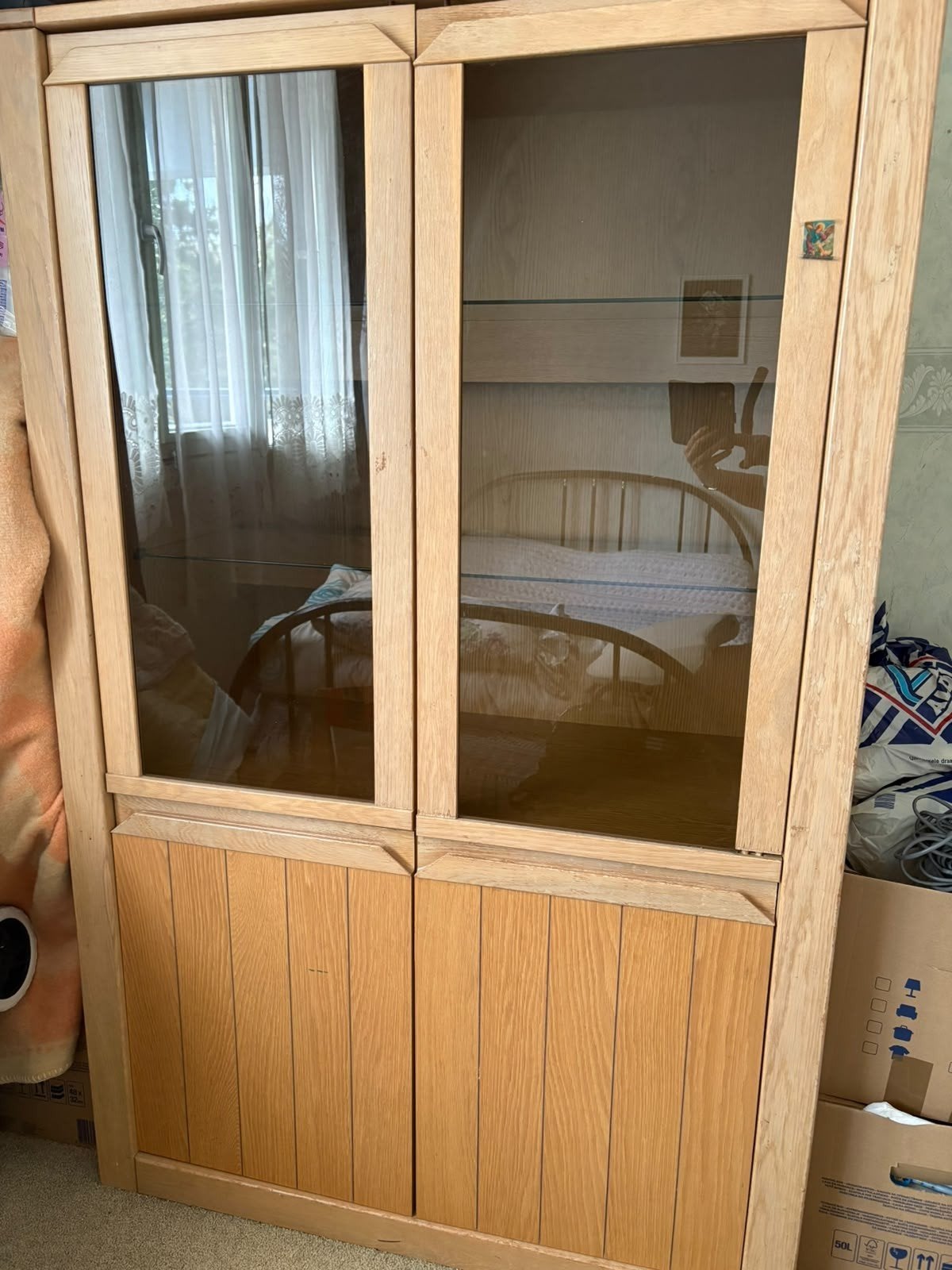 vitrinekast/ buffetkast, Huis en Inrichting, Ophalen, Zo goed als nieuw