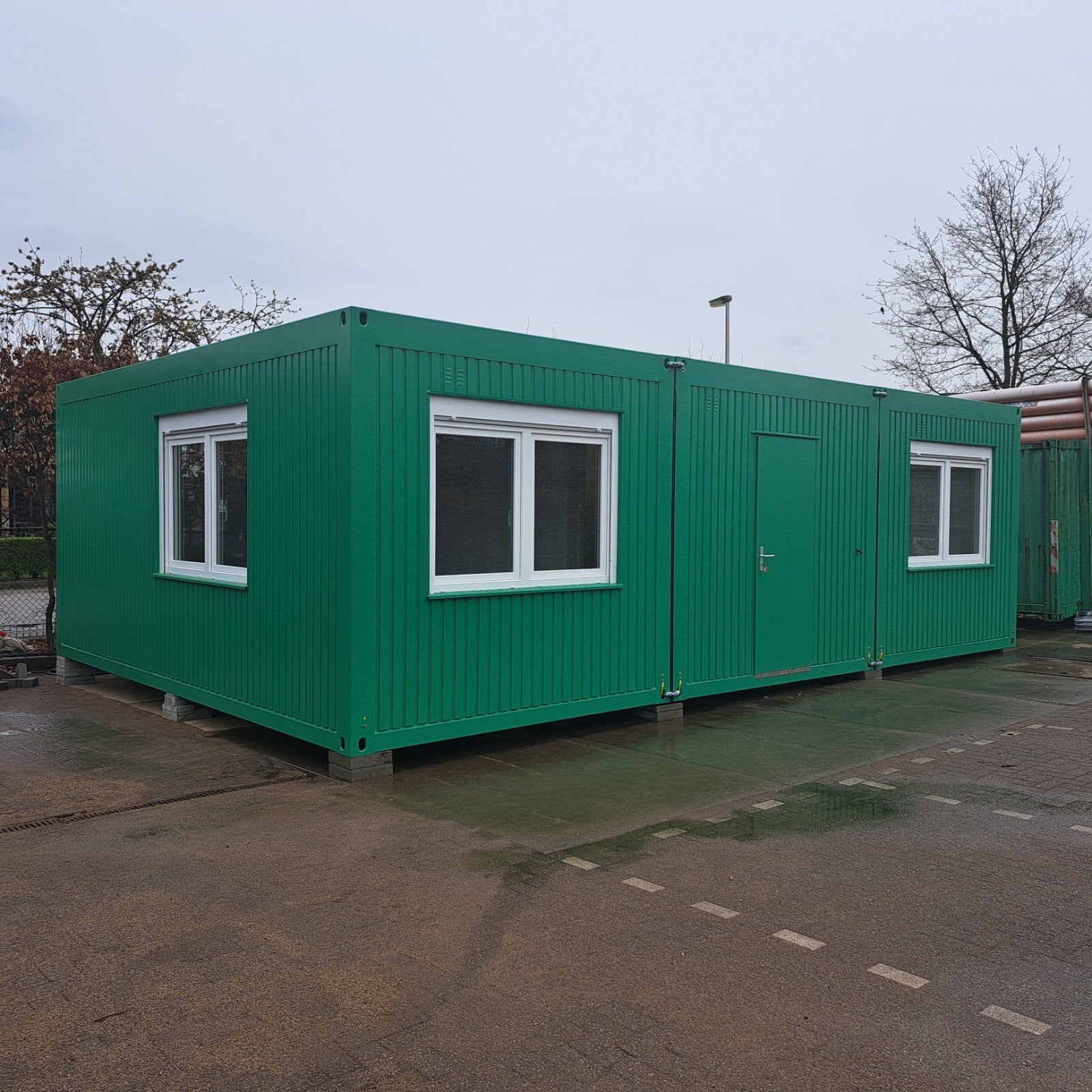 Kantoorunit 6x9 of 3st 3x6 woonunit container bouwkeet unit, Ophalen