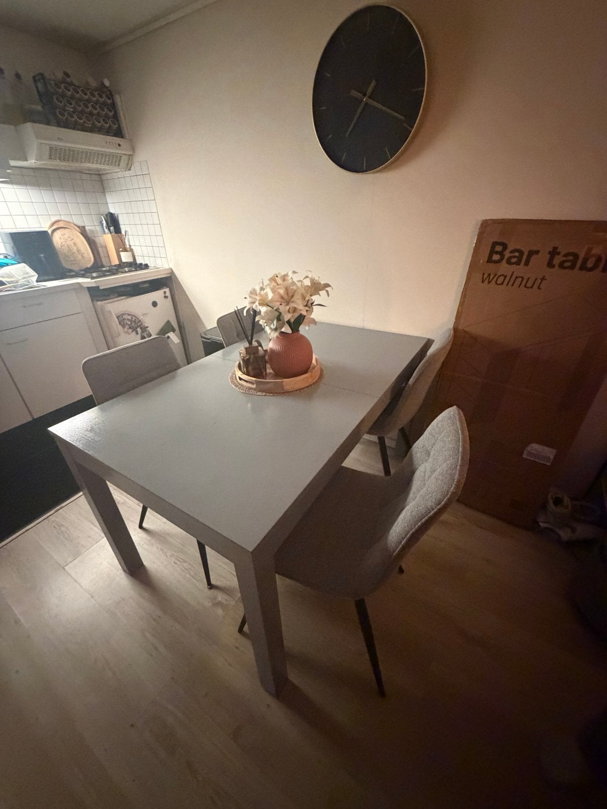 Uitschuifbare eettafel - Grijs