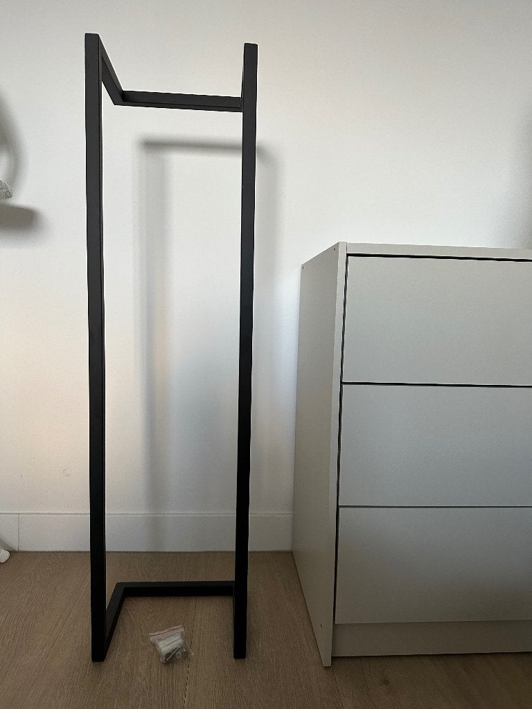 Handdoekrek industrieel, Huis en Inrichting, Badkamer | Badtextiel en Accessoires, Ophalen, Nieuw, Zwart, Handdoekenrek