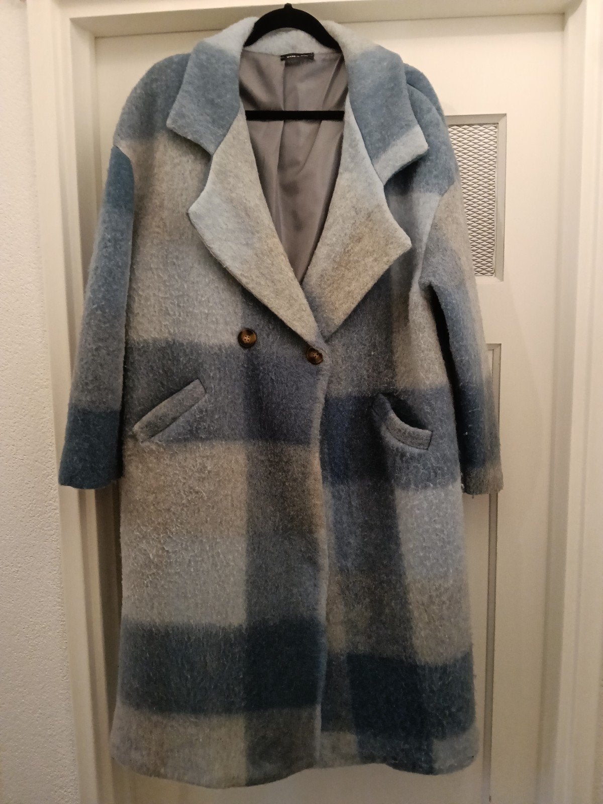 leuke stoere tussen jas, Kleding | Dames, Jassen | Winter, Ophalen of Verzenden, Zo goed als nieuw, Maat 42/44 (L), Blauw