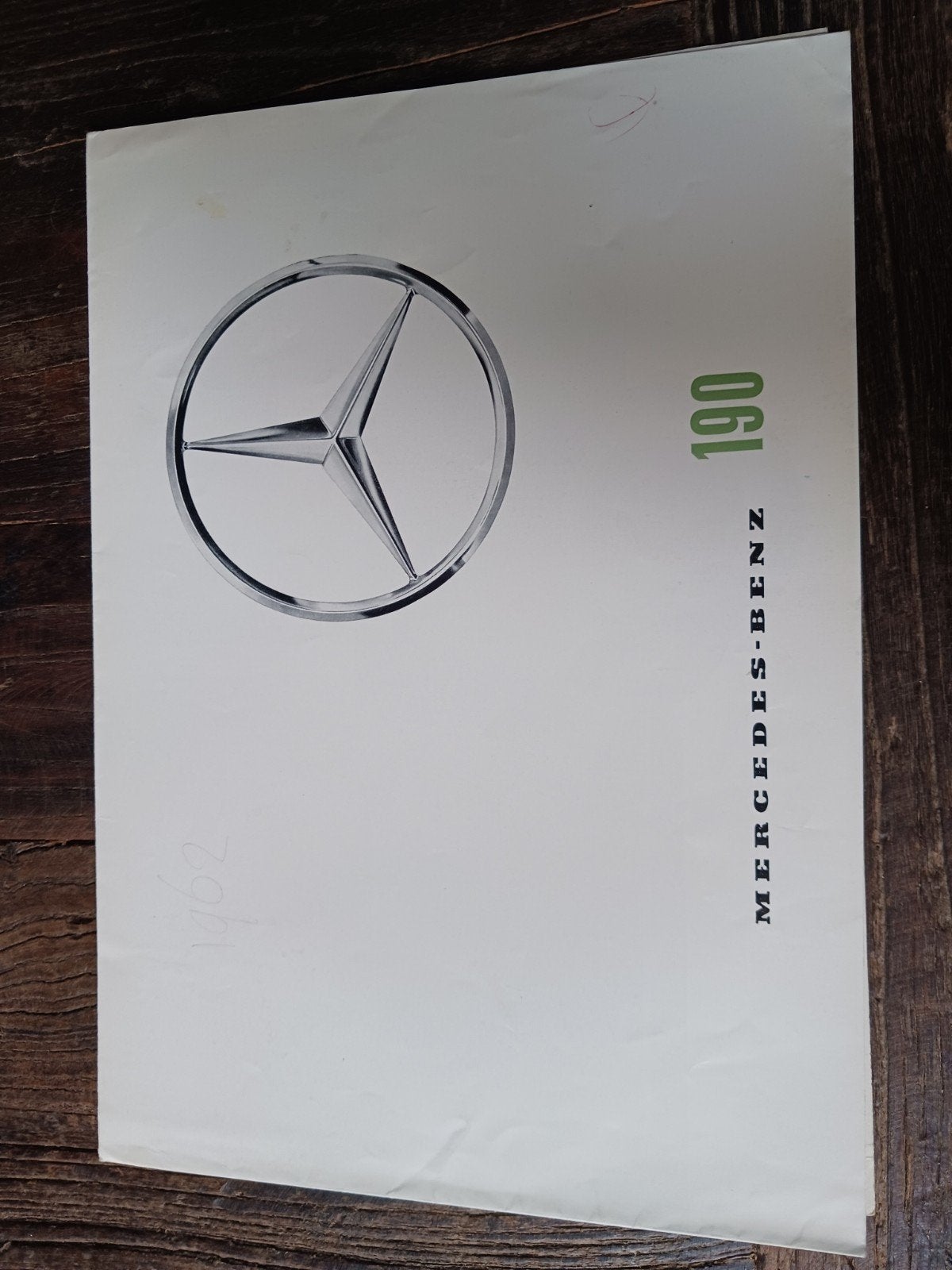 Mercedes-Benz 190 folder 1962, Ophalen of Verzenden, Gelezen, Mercedes