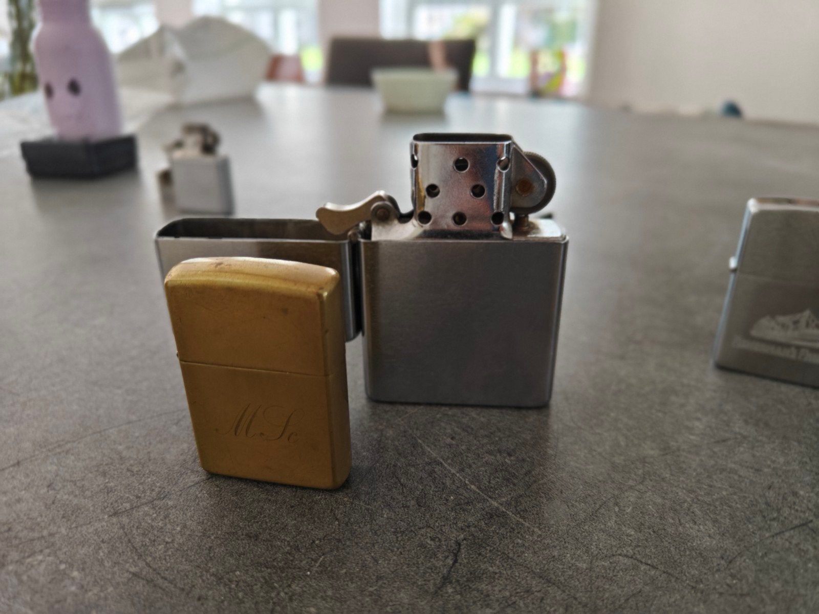 Zippo aanstekers - Diverse modellen, nieuw en gebruikt, Ophalen of Verzenden, Gebruikt, Aansteker