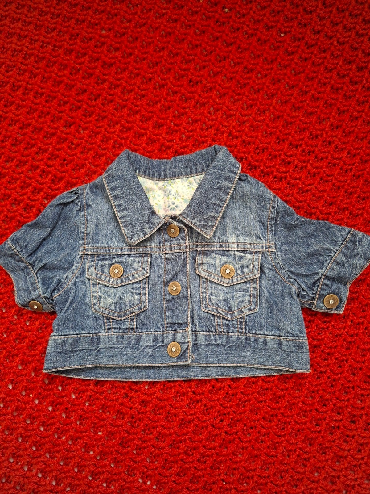 Spijkerjasje.  Maat 80/86., Ophalen of Verzenden, Meisje, Jasje
