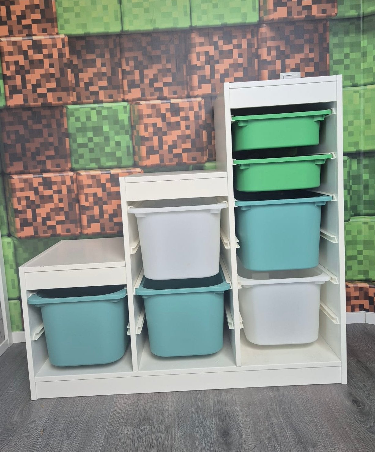 IKEA Trofast opbergcombinatie wit met 7 bakken, 99x44x94 cm, Ophalen, Kast, Zo goed als nieuw, 75 tot 100 cm