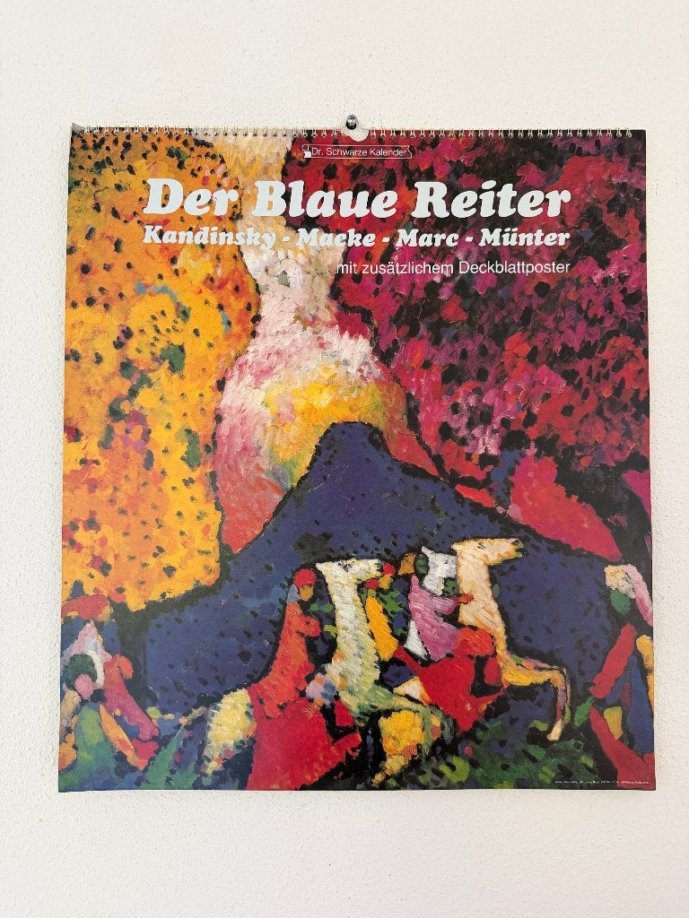 Der Blaue Reiter Kalender 1997 - Kandinsky Mucke Marc Münter, Ophalen of Verzenden, Zo goed als nieuw, Kandinsky, Mucke, Marc, Münter