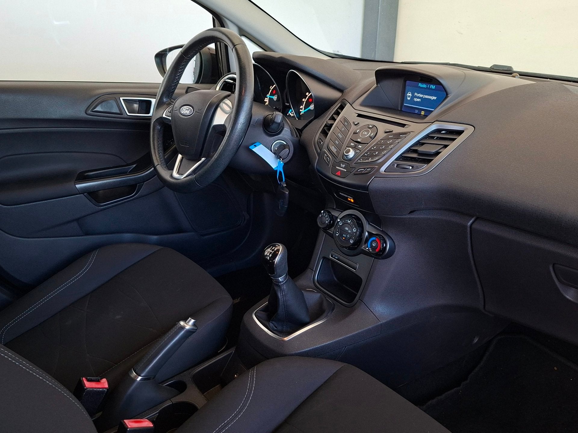 Ford Fiesta 1.0 Style|Airco|5-Deurs|Nette Auto, Auto's, Stof, 525 kg, Verwarmde buitenspiegels, Origineel Nederlands