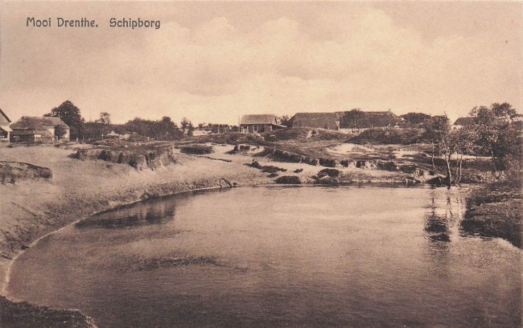 703-103-015 Mooi Drenthe Schipborg, Verzenden, Voor 1920, Drenthe