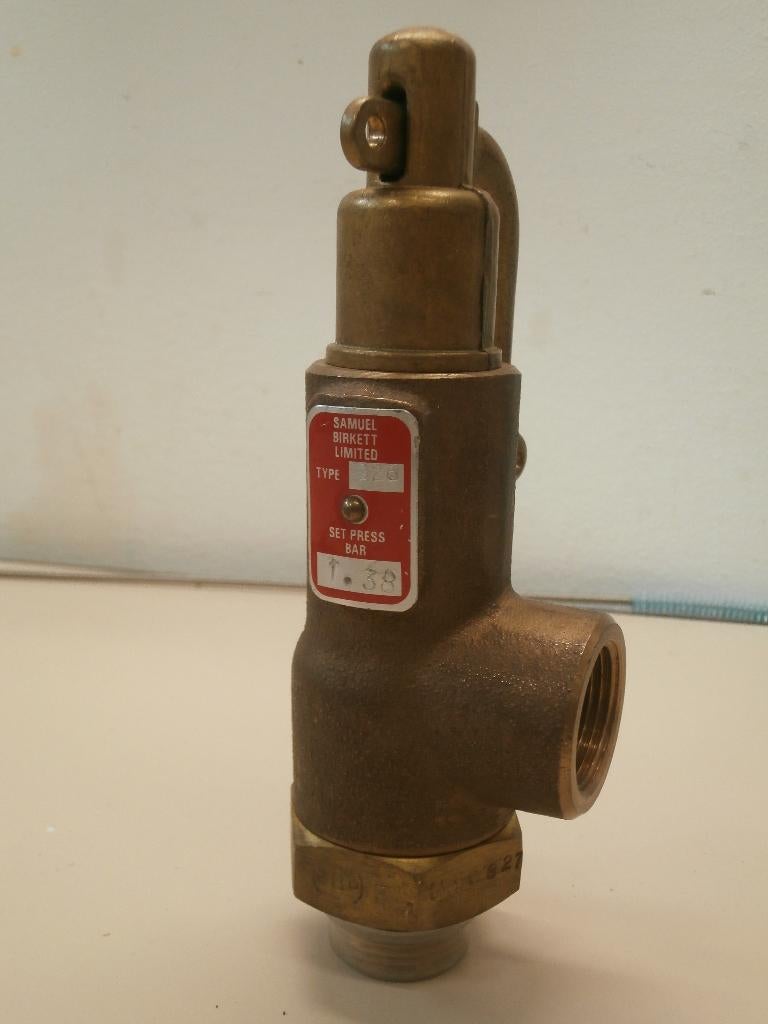 Messing overdrukventiel, relief valve, 1" / 1" aansluiting, Doe-het-zelf en Verbouw, Ophalen of Verzenden, Nieuw