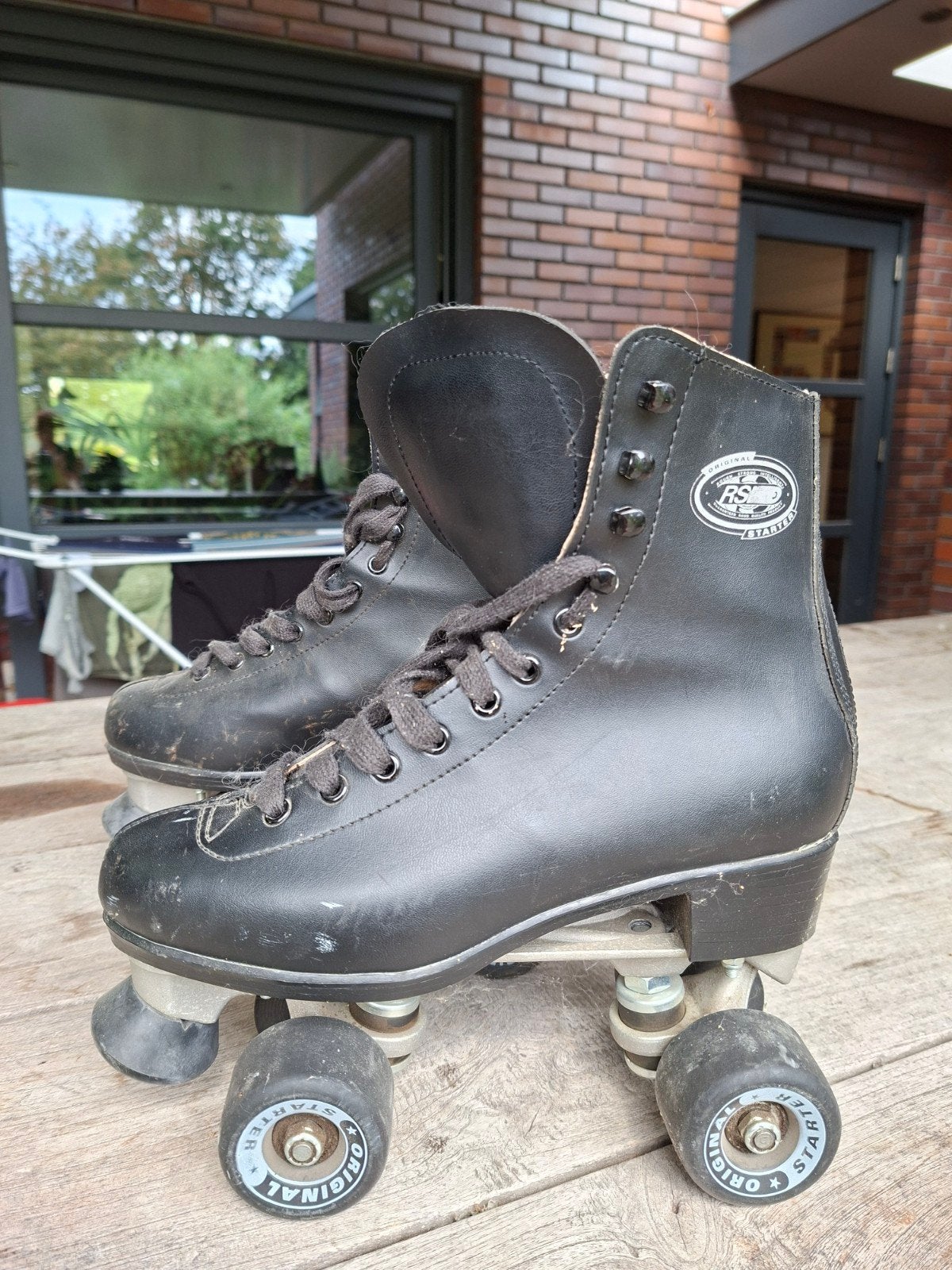 Zwarte rolschaatsen - Maat 40, Ophalen, Gebruikt, Dames, Overige typen