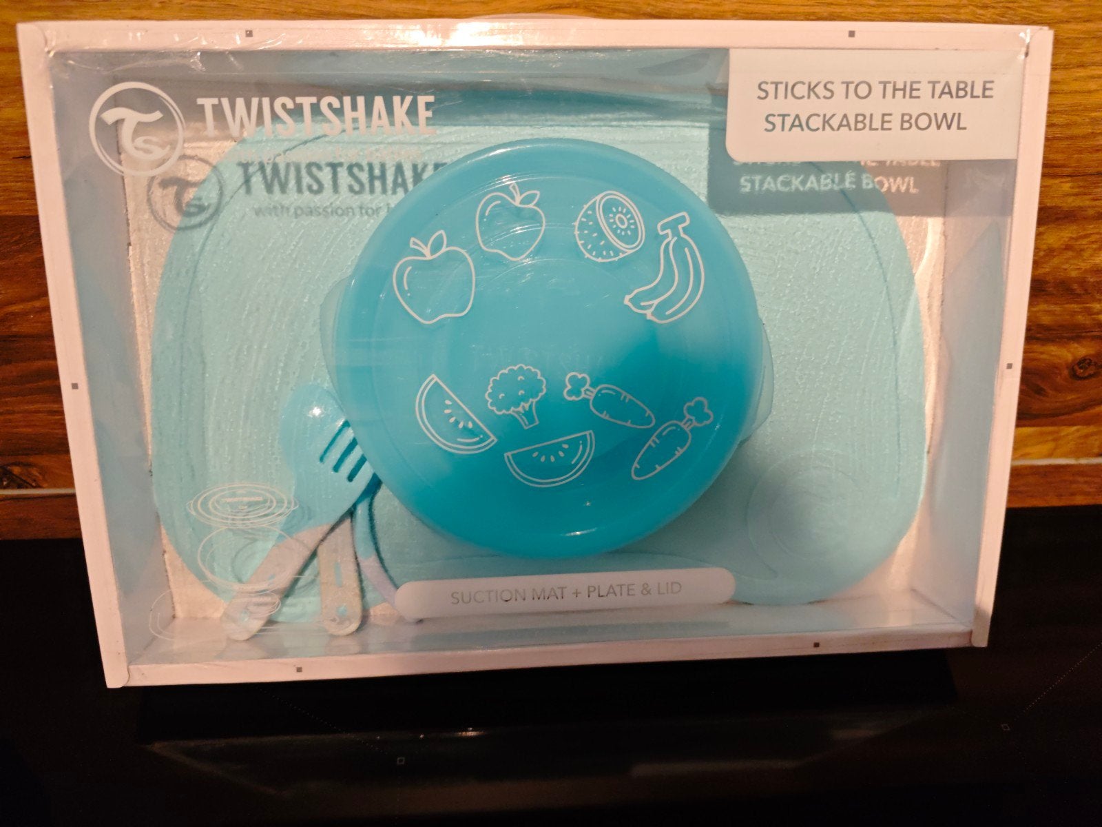 Twistshake zuigmat + bord + deksel - Nieuw in verpakking, Ophalen of Verzenden, Nieuw