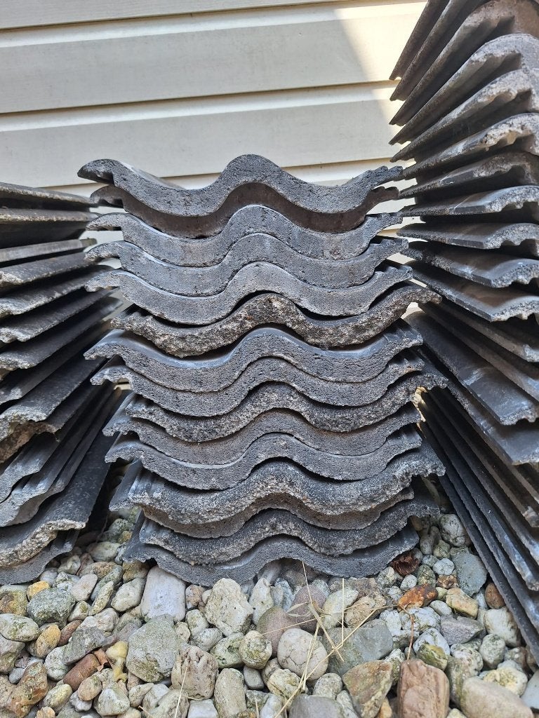 Betondakpannen, Ophalen, Gebruikt, Steen of Klei, 15 m² of meer