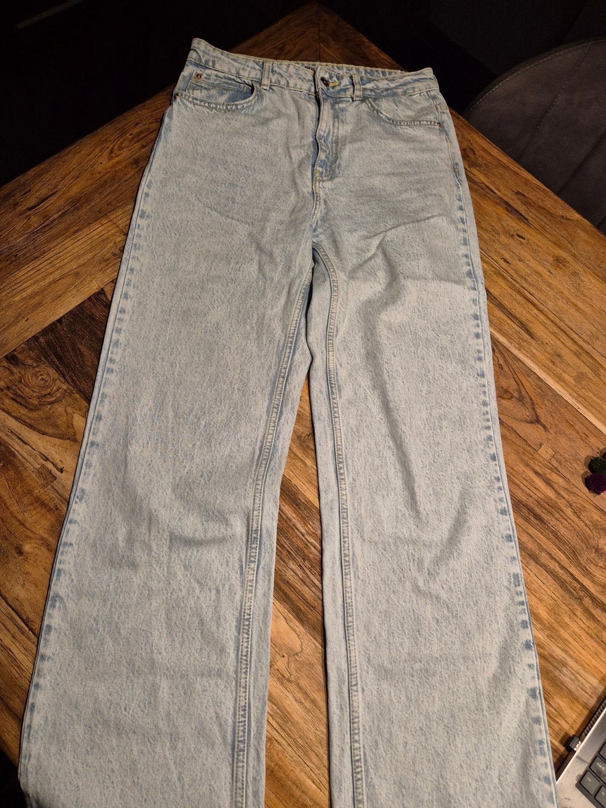 Zara wijde pijp jeans maat 38, Ophalen of Verzenden