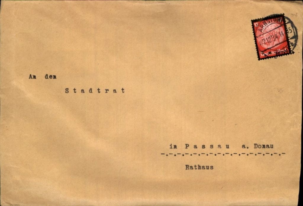 Derde Rijk - Stempel - 1934, Verzenden, Briefkaart
