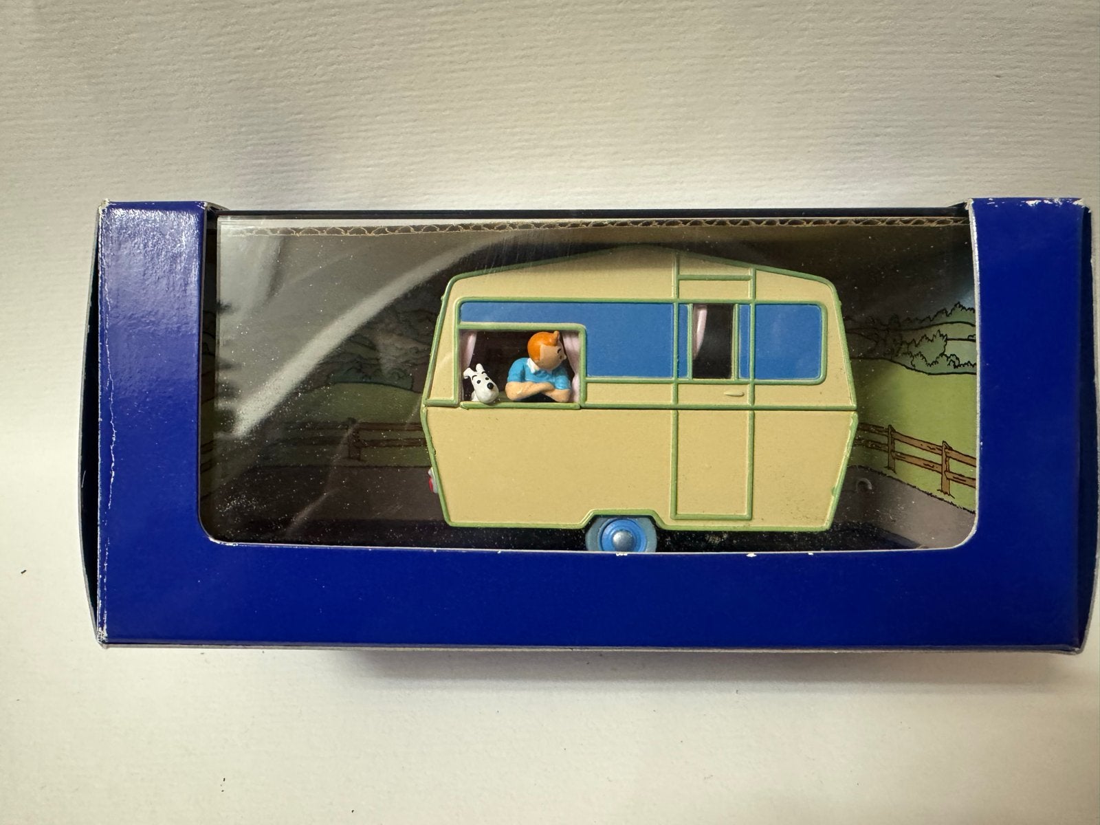Kuifje De Zwarte Rotsen Caravan Modelauto Atlas, Ophalen of Verzenden, Nieuw, Overige typen