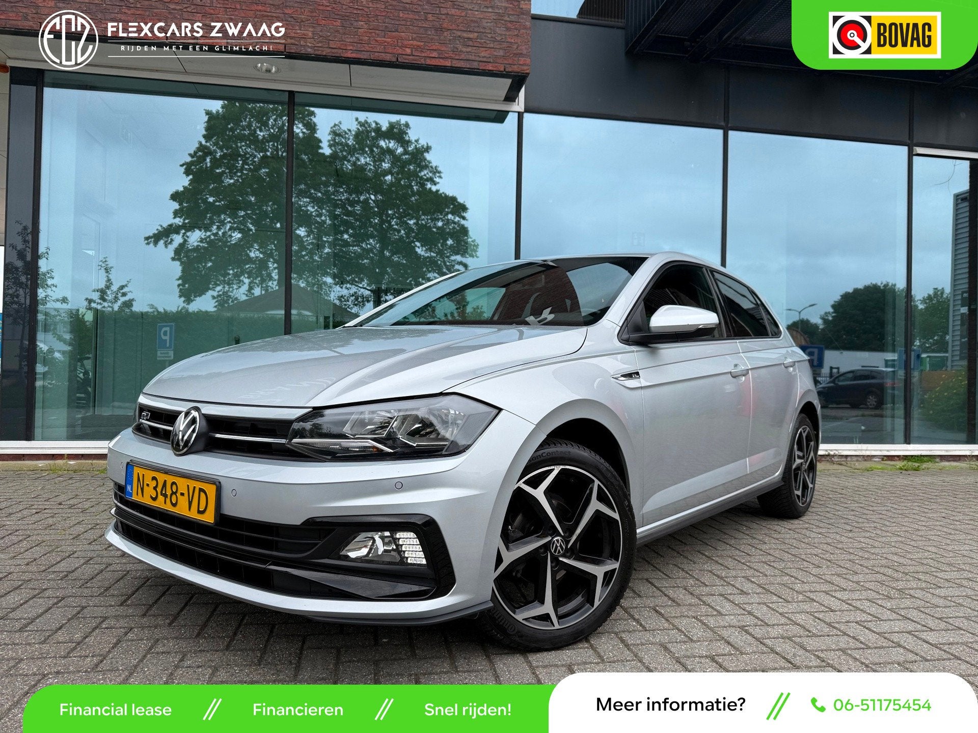 Volkswagen Polo 1.0 TSI Highline Business R - Navi - Parkeer, Auto's, Volkswagen, Gebruikt, 49 €/maand, Origineel Nederlands, Bedrijf